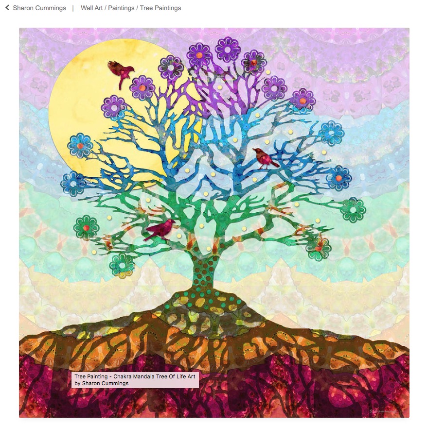 Tree of Life....GET IT:  https://fineartamerica.com/featured/chakra-mandala-tree-of-life-art-sharon-cummings.html #treeoflife #life #spirituality #Spiritual #spirit #spiritualawakening #Jewish #jewishpeople #judaism #SpringForArt #BuyIntoArt
