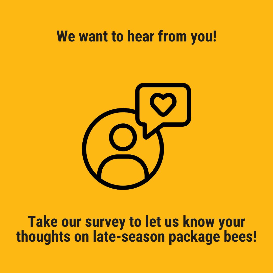 mannlake's tweet image. Are you still looking for bees? 🐝 We are working with our supplier to possibly provide a late season ship date. We need to hear from you!

Take our survey: ow.ly/7jfX50J4ym5

#mannlake #packagebees #bees #survey