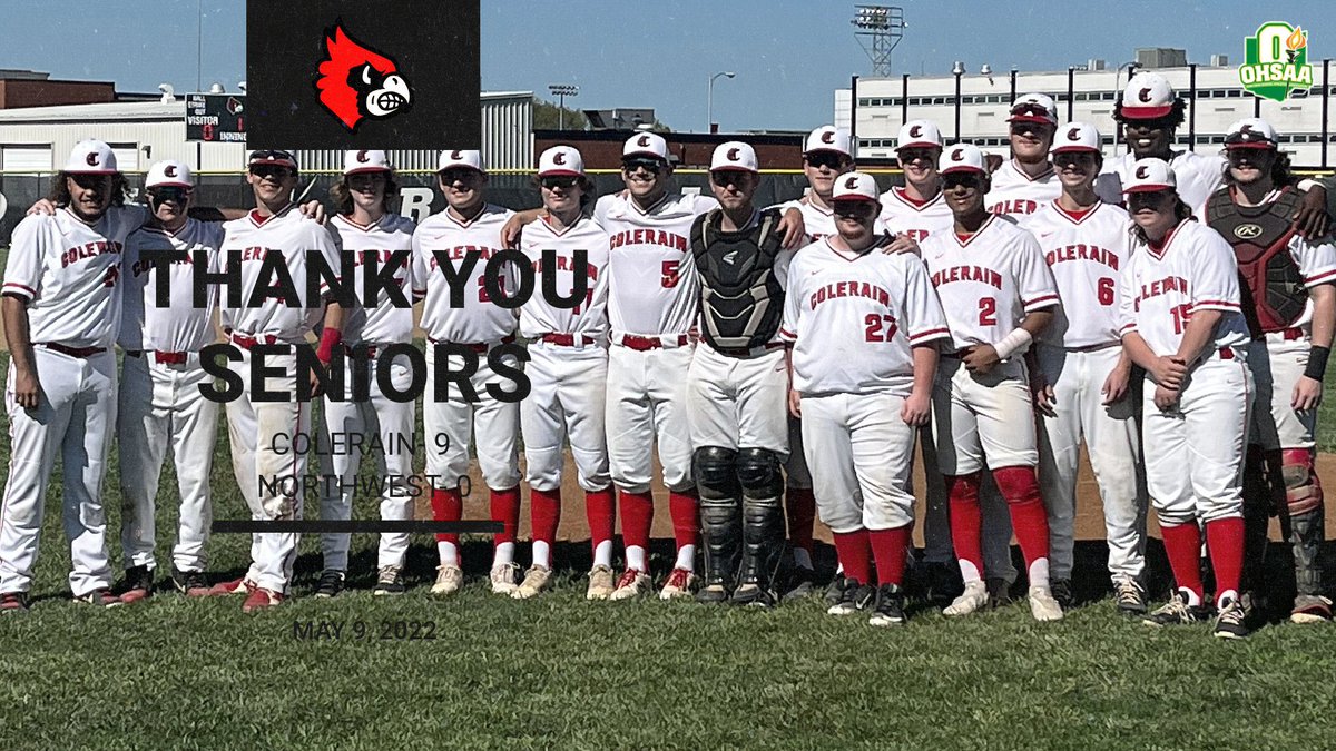 Monday we celebrated these dudes and all their hard work and dedication they’ve given to the Colerain Baseball program and school! 

Seniors, thanks you for all you have done. #StillWorkToDo

<a href="/WeAreColerain/">Matt Stoinoff</a> <a href="/coleraingameday/">Colerain Gameday</a>