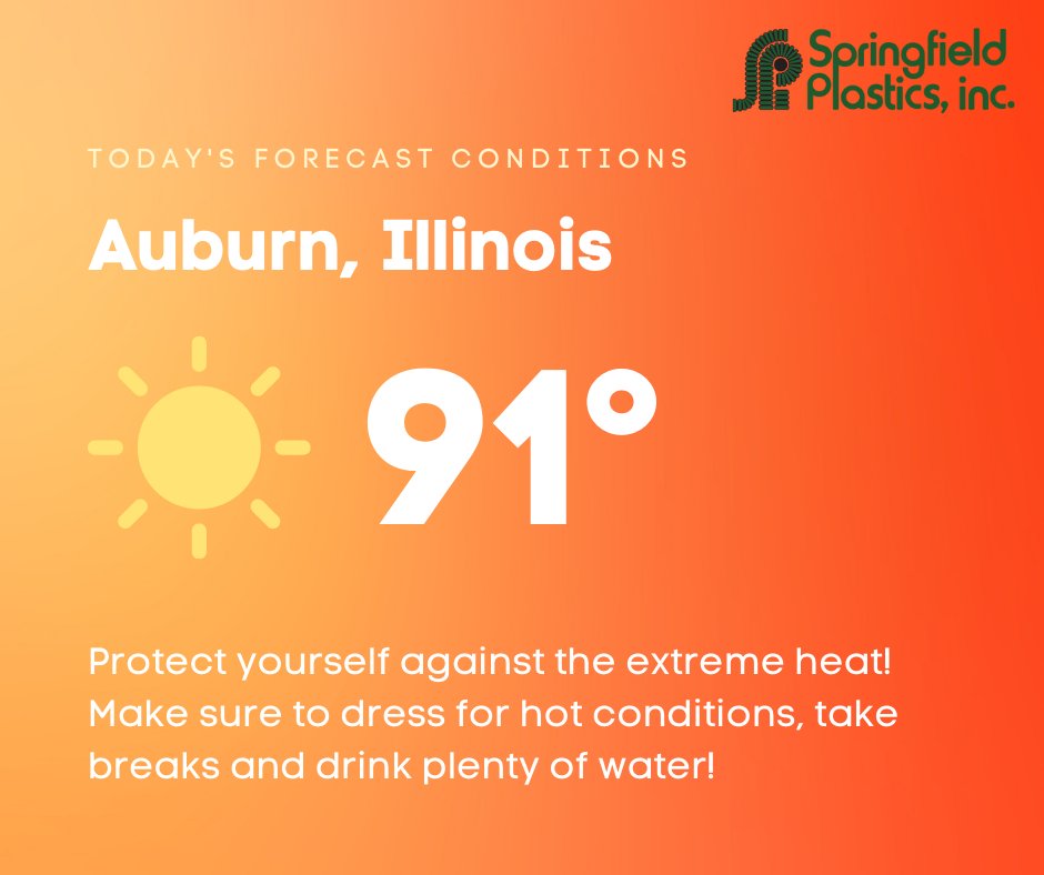 SPIPipe's tweet image. Summer is here! Make sure to take precautions when working in the hot weather to avoid heat exhaustion and heat stroke.