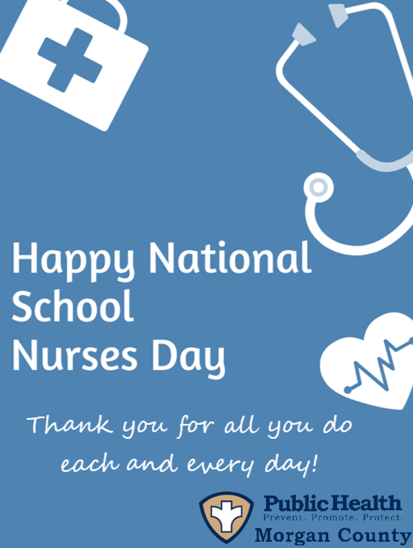 🩺Happy School Nurse Day! 🩺

School nurses are essential because they’re your children’s health advocates when you aren’t there. That’s why it’s so important that they don’t go unrecognized. Thank a school nurse for all they do!