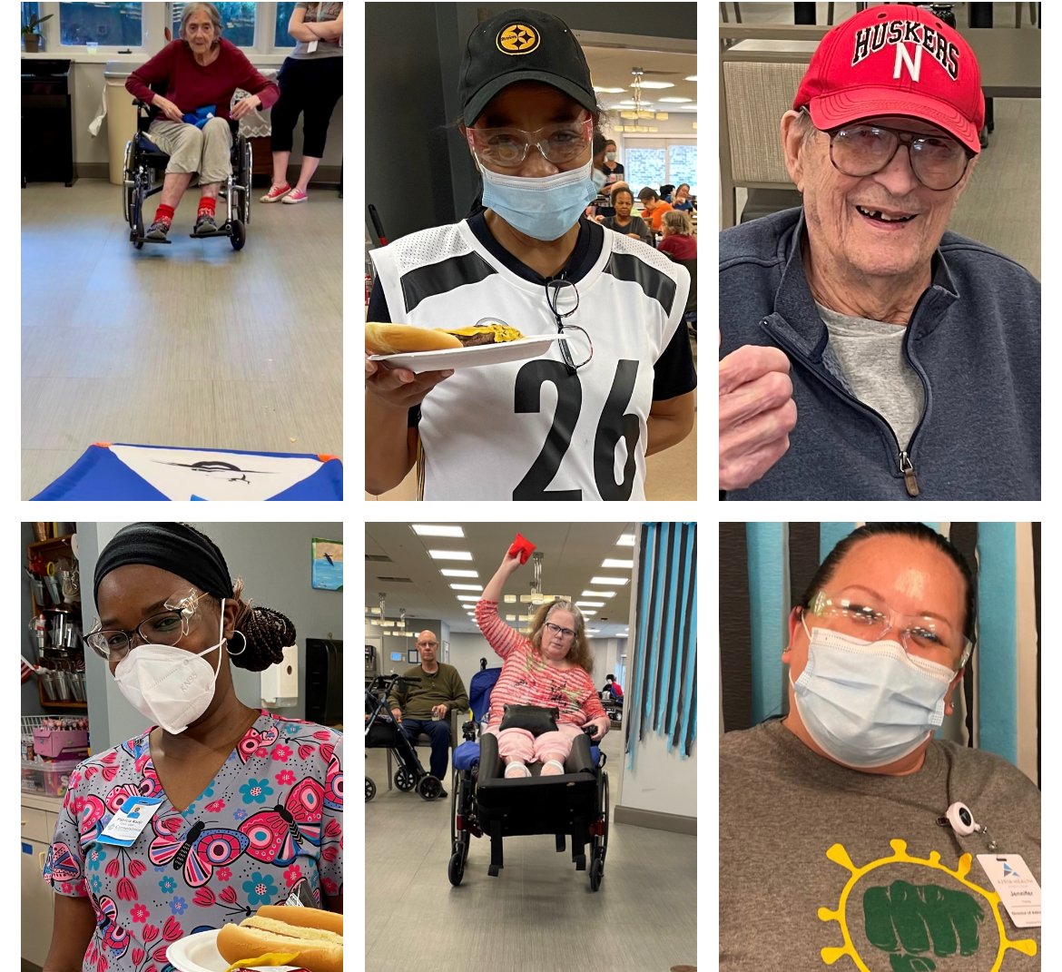 AzriaHealth's tweet photo. At #AzriaHealthMontclair, we had a competitive #Cornhole tournament on Day 2 of @ahcancal's #NationalSkilledNursingCareWeek! We then enjoyed a delicious #GrillOut followed by a #WaterBalloonFight outside! It was the perfect hot day to have some #FunInTheSun!
#NSNCW #AHCA #NCAL https://t.co/x2YNdI5zjE