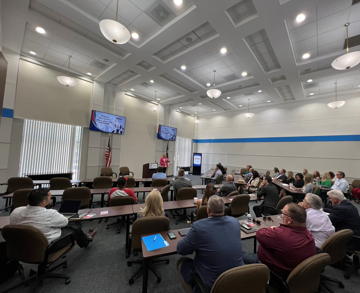 ConroeEDC's tweet photo. Yesterday's Economic Development Roundtable was a fantastic way to celebrate #econdevweek22! Thank you to our wonderful speakers and panelists who provided invaluable information and insights (and a lot of laughs!). #conroe #conroetx #conroetexas #conroeedc #conroechamber https://t.co/kkLOLSCAxi