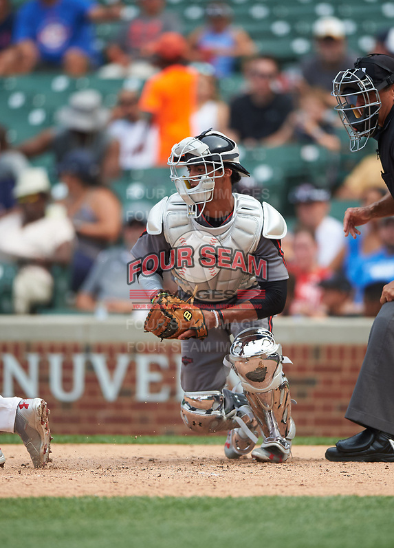 OACCards's tweet photo. NOT an #IvyCollection card, but the photo was definitely taken at Wrigley Field. I recognized the Nuveen Investments logo on the brick in the background.
Photo was taken at the Under Armour All-American Game in 2016. https://t.co/L23hIx1yBk