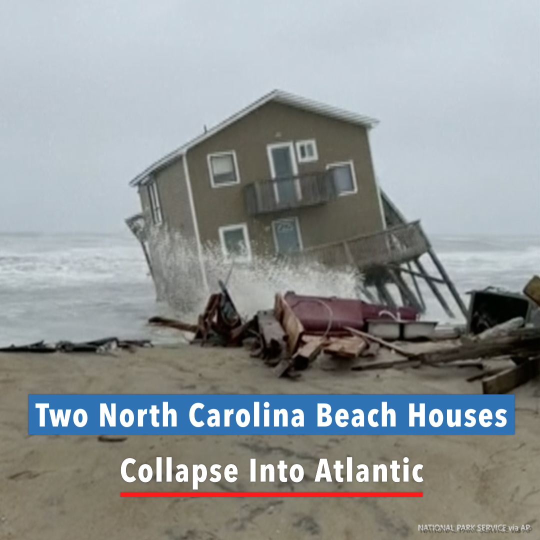 Voice of America on Twitter " ️ Two North Carolina beach houses collapse into the waves due to