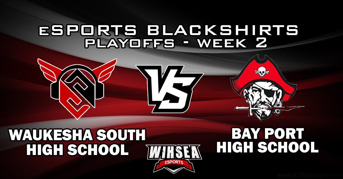 Wshsbooster's tweet photo. Blackshirts eSports remains #VirtuallyUnbeatable heading into playoff week 2 v Bayport! Good luck, team! #BlackshirtPride #BeLegendary @wshsfans @goyablackshirts https://t.co/JwM6Wkh8aa