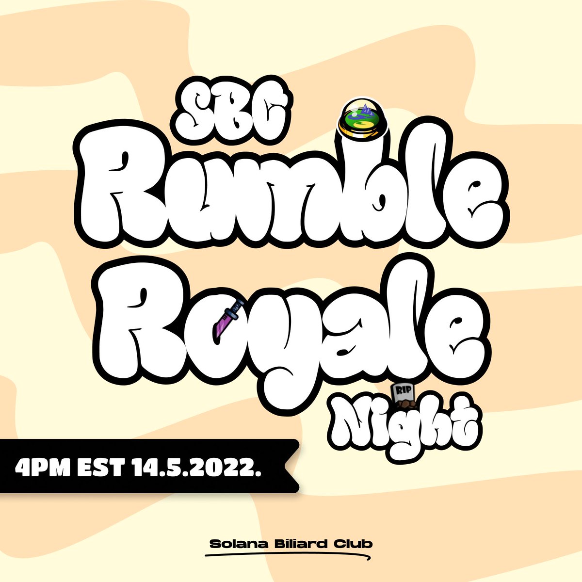 SolanaBilliard's tweet photo. SATURDAY RUMBLE NIGHT WITH PRIZES? YES SER🎱🤌 #BAGMI https://t.co/hVbTMzKRte