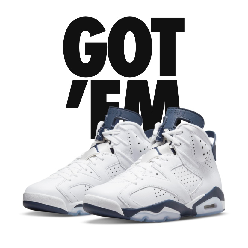 RetroSickJs's tweet photo. Air Jordan 6 ‘Midnight Navy’ Size 12.5 Coming soon https://t.co/sQEKWsQy1T. DM if you want’em! https://t.co/z7f4lc9DLL