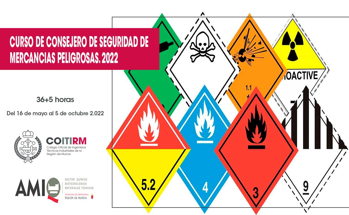 #FormaciónCOITIRM El 16 de mayo comenzamos el curso de consejero de seguridad de mercancías peligrosas 2022 de cara a la preparación para el examen de octubre 2022. ¡Inscríbete ya!

📌 32 horas presencial en aula física
📝 my.mtr.cool/qkhrvhzszf
