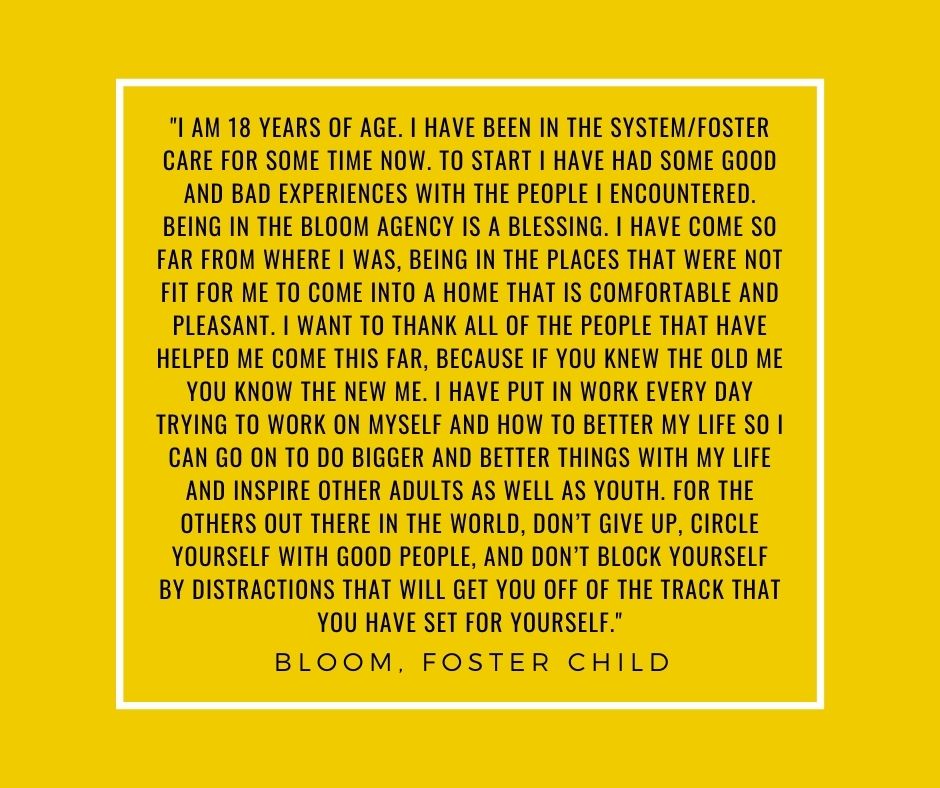 BloomOurYouth's tweet photo. We're honored to be that circle of "good people!" #fosterparent #fostercarecommunity https://t.co/kO3YjBIAmT