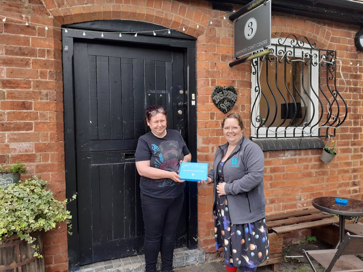 Sharing the lovely <a href="/coopuk/">Co-op</a> Pick Me Up Packs with Inspire in Winyates. 
#ItsWhatWeDo 
#MentalHealthAwarenessWeek