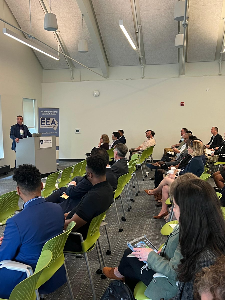 The_EEAlliance's tweet photo. Forging the Future for Energy Efficiency is underway!
"We believe that diversity, equity, and inclusion are essential to winning the fight against climate change" - Andrew Fisk, @CLEAResult, kicks things off! #FF4EE https://t.co/b6QYobZHEQ