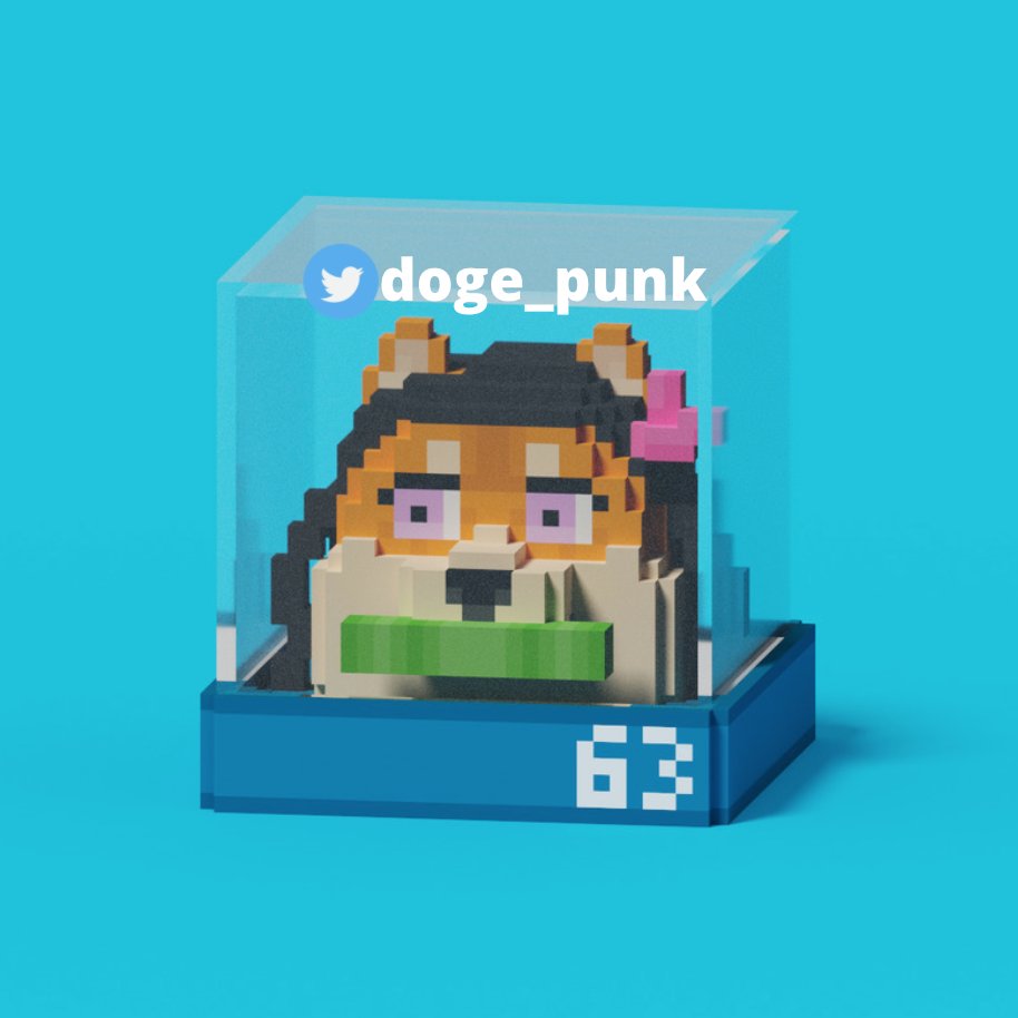 Nezuko 😈
rarible.com/token/0xc91544…

#dogehouse #dogepunks #dogepunk #dogepunkgod #dogepunk3D #dogepunks3D #doghouse #thedoghouse #nfts #nftcollector #doge #dogetothemoon #lovedogecoin #dogecoin #Dogecoinarmy #rarible #NFT #opensea #tanjiro #demonslayer #demon #slayer #nezuko