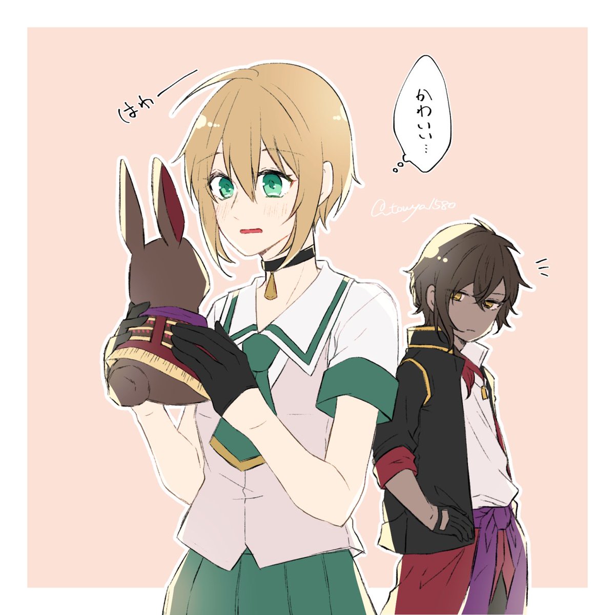 くりさに、物に嫉妬するお〜くりからくん
⚠️🐰コレネタ 