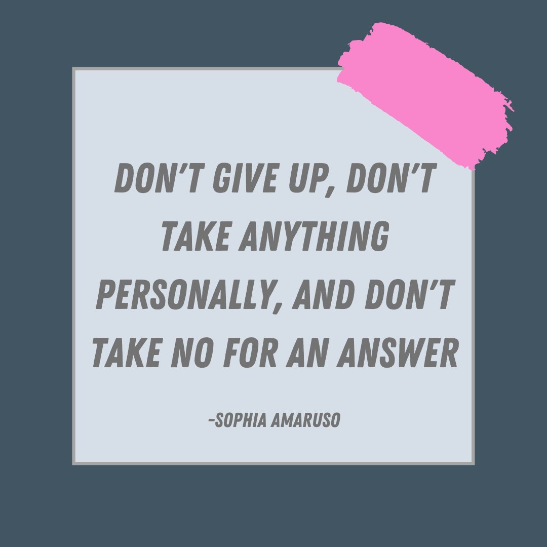 BadassCEO1's tweet photo. Calling all women in business; taking no for an answer is the first step to becoming unsuccessful. https://t.co/8ML7LTRrqH