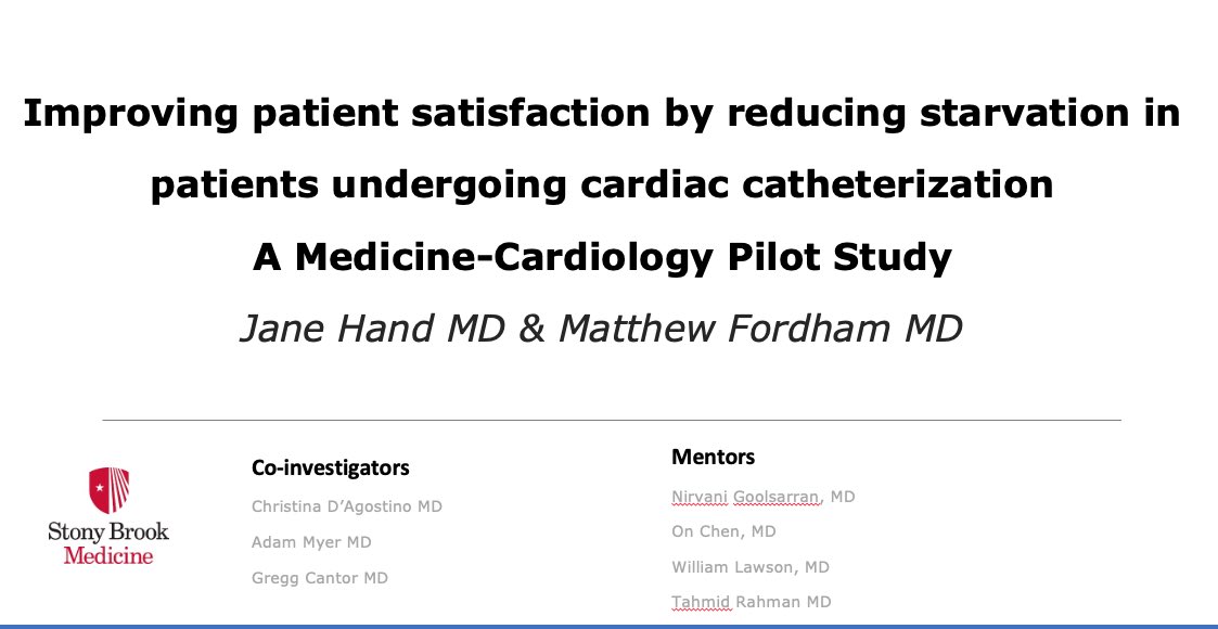 Stony Brook Department of Medicine tweet media