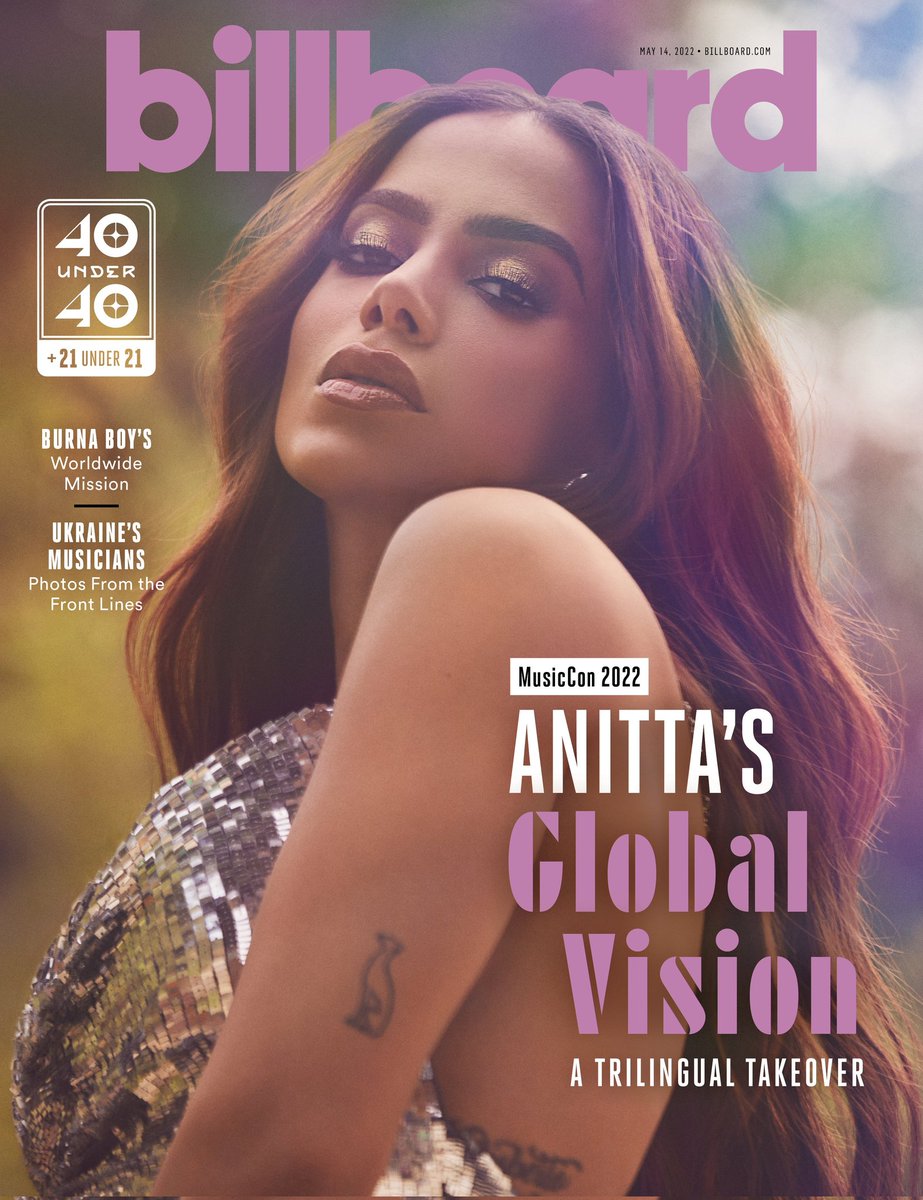 Anitta covers Billboard Magazine following #BBMusicCon