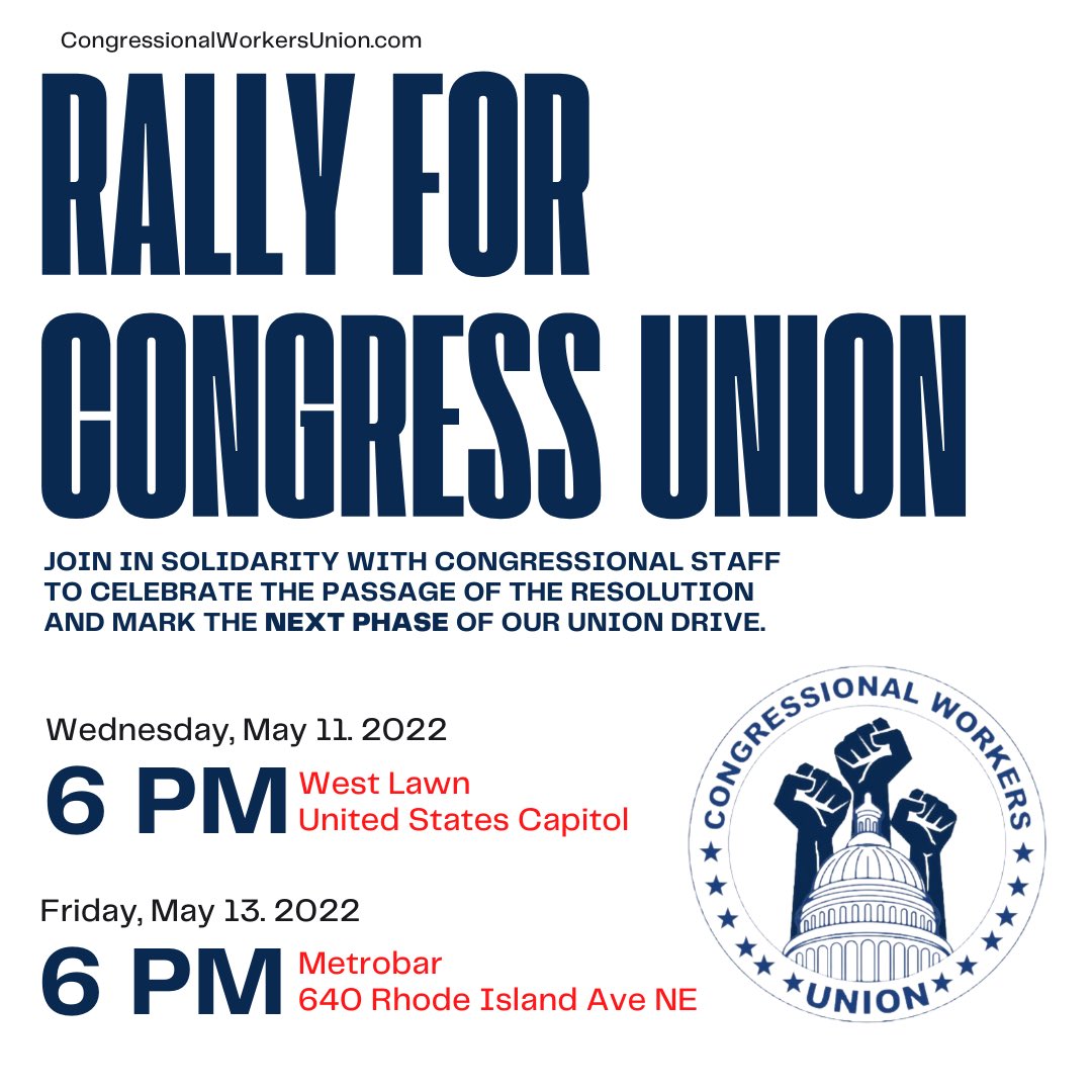 Congress_Union's tweet photo. GM to workers only 😎 Come celebrate &amp; strategize at 6pm on the West Lawn! https://t.co/ctqkhm6bYG