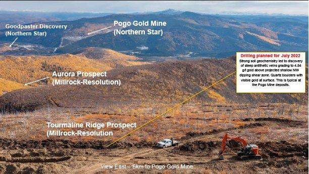 MillrockRes's tweet photo. https://t.co/h0Gt2y6CMt #exploration #alaska #goldexploration #TourmalineRidgeprospect #theWestPogoblock #Millrock https://t.co/537PQu4YQ9