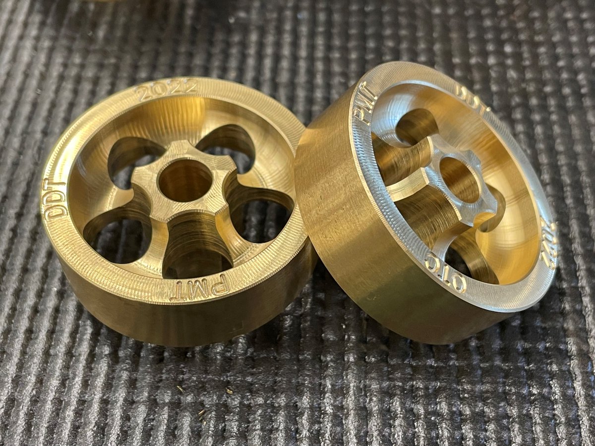 MrsMaxwellOTC's tweet photo. Today the Drafting students visited Precision Machining to view the final results of their collaboration project. This fly wheel was designed to simply the machining process and weigh less than the original, saving time and money and making the air engine run faster. @OTCedu https://t.co/9Eu6cr8fEI