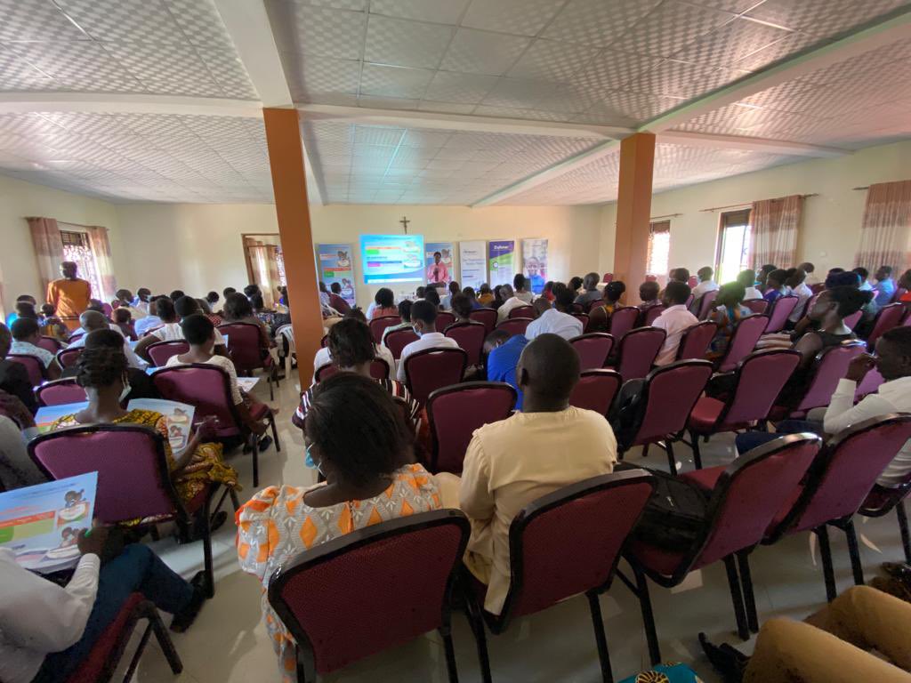MalariaFreeUG30's tweet photo. We appreciate @Fosun_Intl Uganda for their continued support towards training of Health workers in several districts across the country. Today we were in Lira where 170 HW benefited from implementing of PMC and management of severe malaria. #ZeroMalariaUganda https://t.co/UMGFpP5Jex