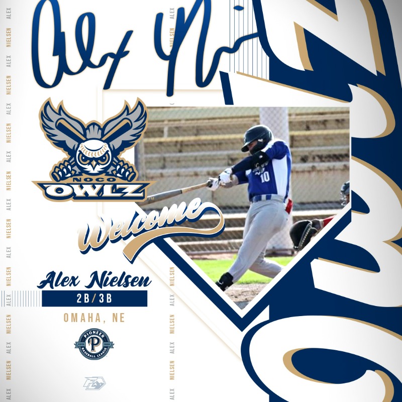 OwlzNoCo's tweet photo. 𝔽𝕝𝕒𝕨𝕝𝕖𝕤𝕤 fielding percentage
𝔽𝕚𝕣𝕖𝕡𝕠𝕨𝕖𝕣 at the plate 

If you've watched Alex Nielsen recently, that's what you saw, guaranteed 

Find out what you may see by watching him this season! ⬇️⬇️