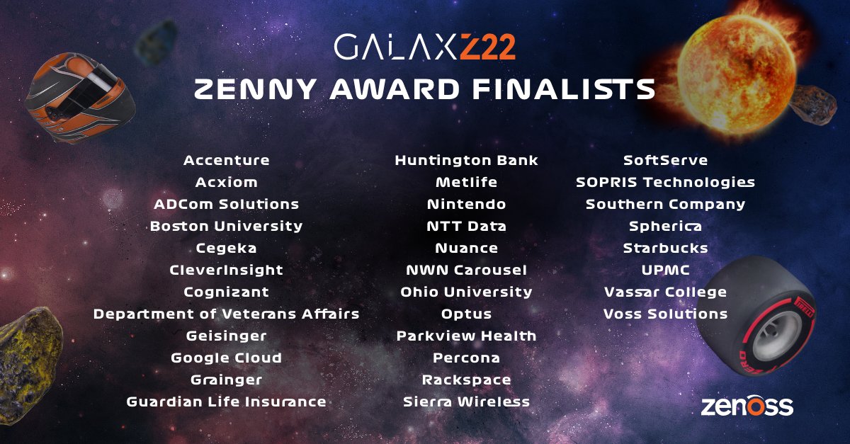 The Zenoss core value of #CustomersForLife remains the driving force behind the annual Zenny Awards at GalaxZ. It's an honor to celebrate these incredible organizations that stand out for their leadership &amp; commitment to AIOps &amp; IT monitoring. Learn more: lnkd.in/g6kXZcu7