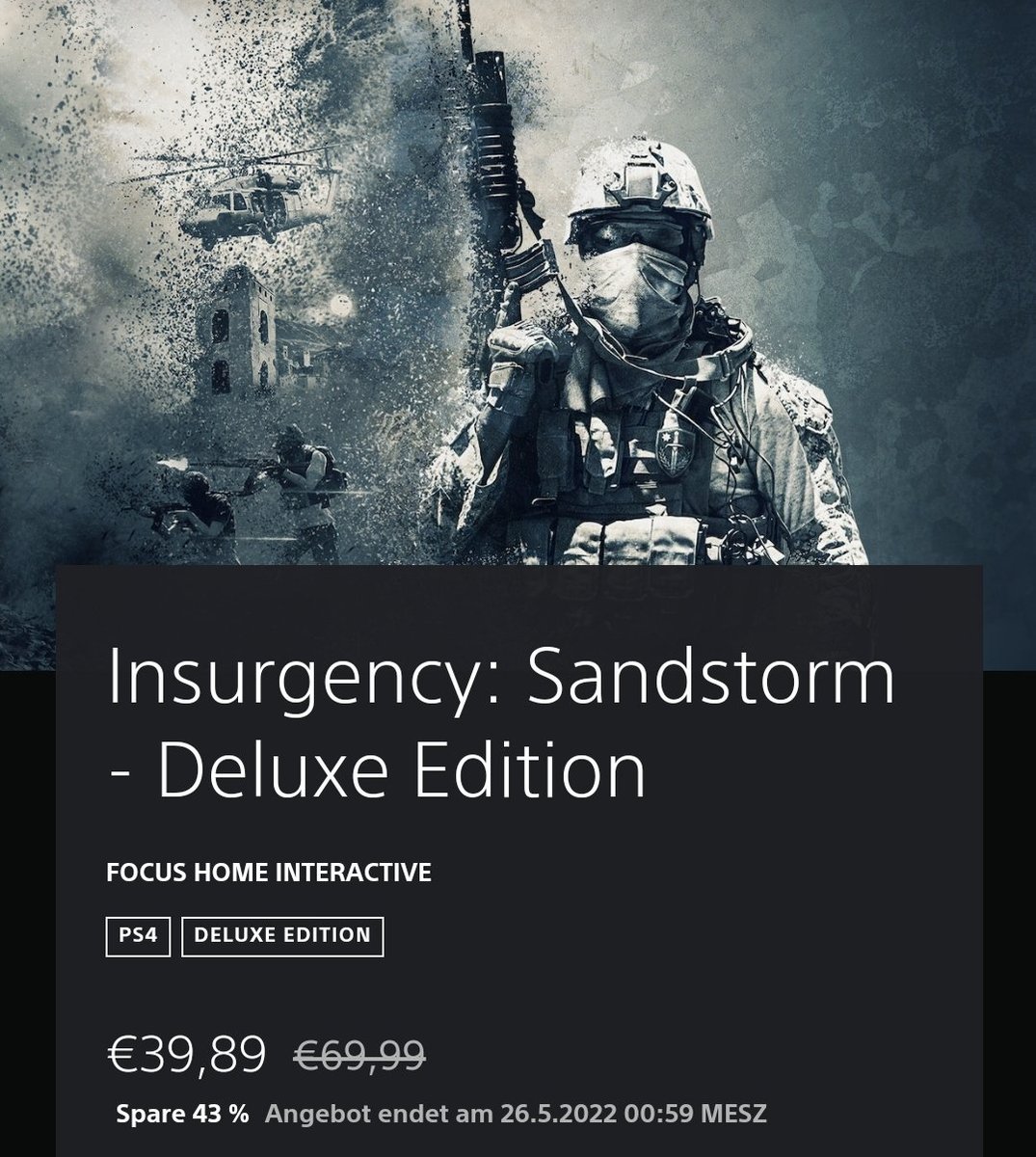 Monstakeule's tweet photo. Insurgency: Sandstorm [DE]
#psn https://t.co/jFNY3ooQjQ