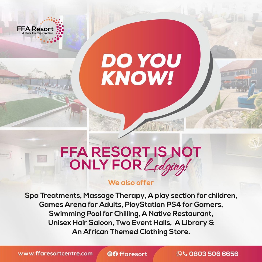 FFA Resort and Hotel Lodging tweet media