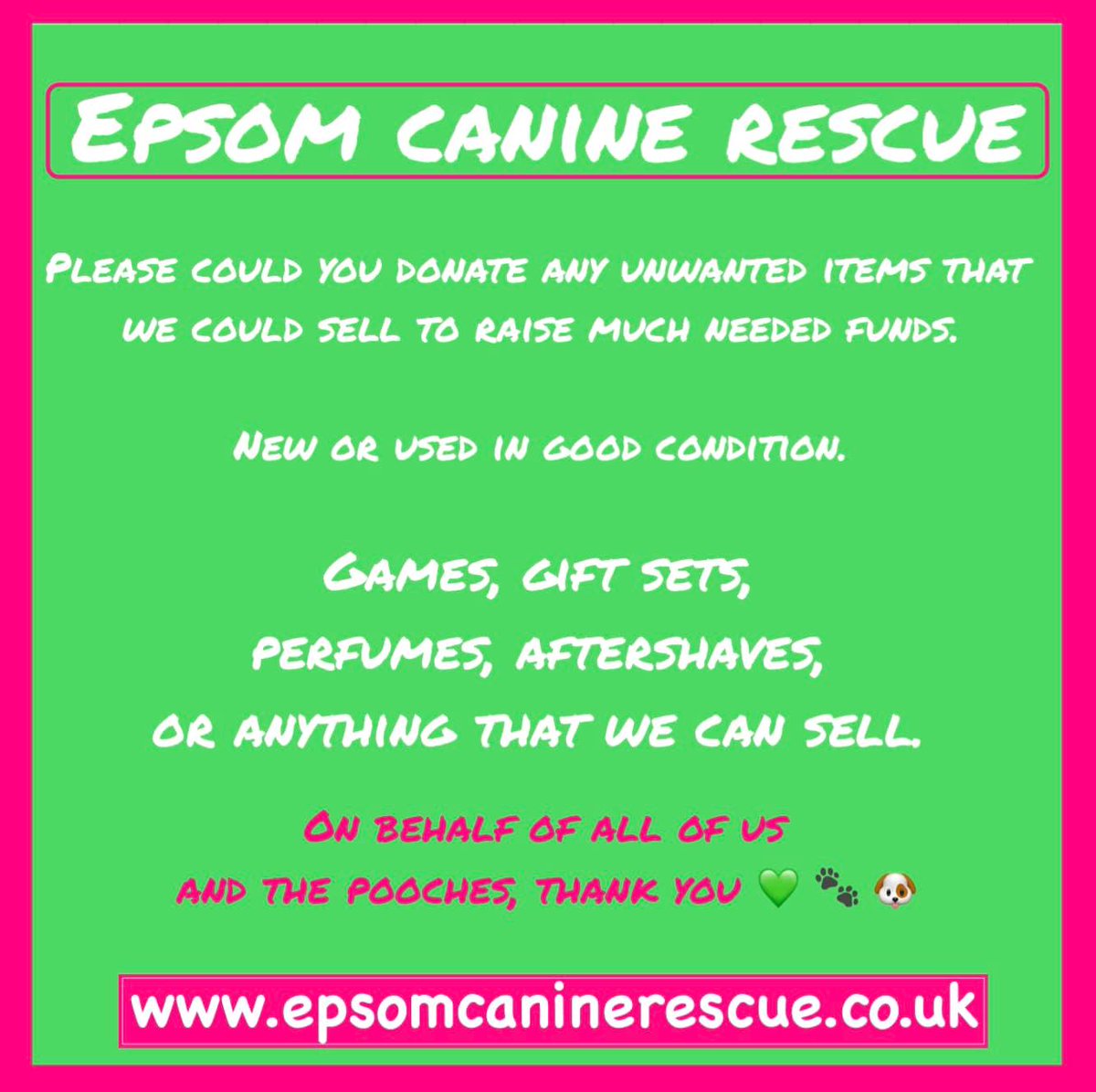 Epsom Canine Rescue 🐶 tweet media