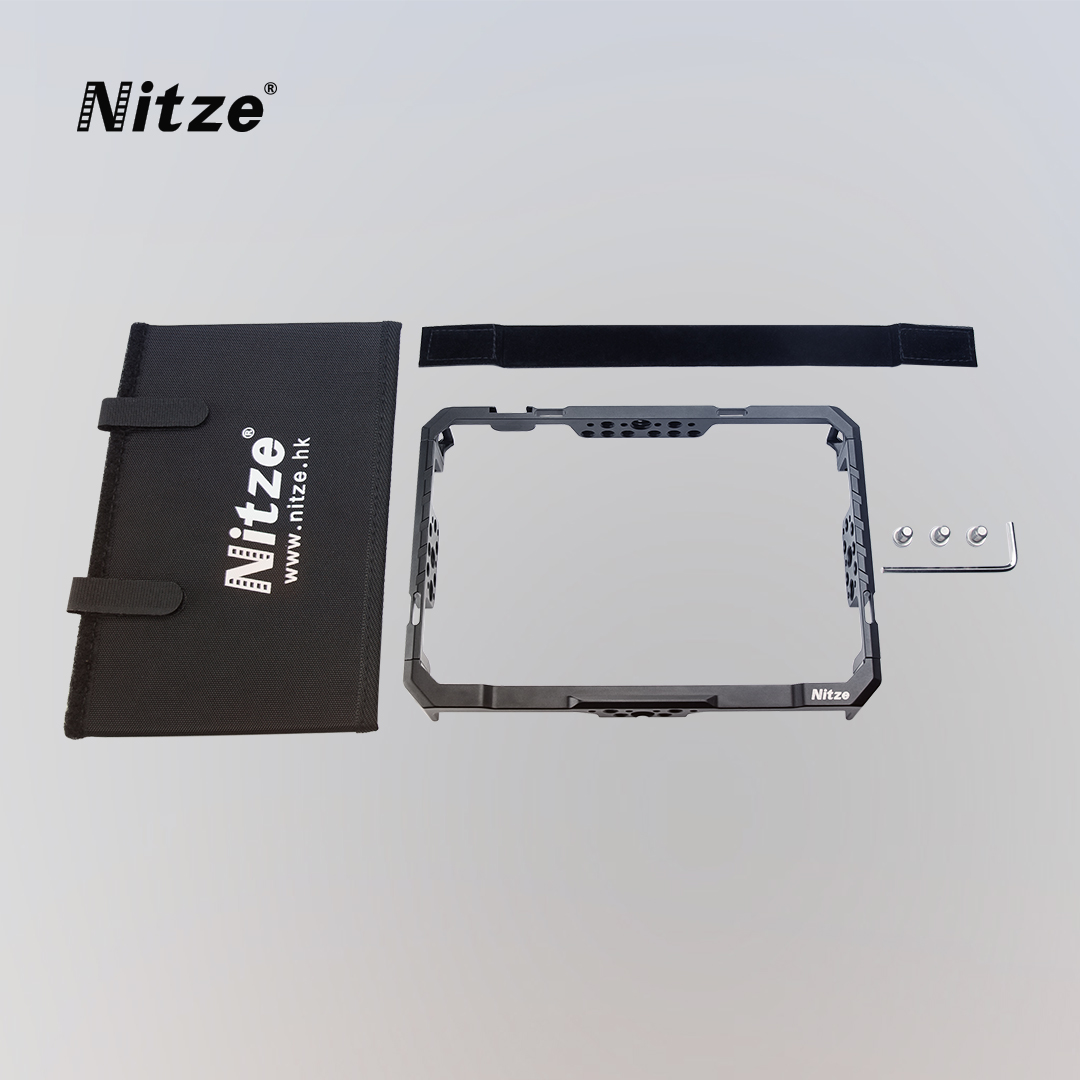 NitzeVideo's tweet photo. Nitze Monitor Cage for SmallHD INDIE 7 / 702 TOUCH 7" with Sunhood
Model:JT-S02B
Multiple mounting points support you to attach the accessories you need. Built-in NATO rail make your accessories expansion more quickly and convenient.
#nitze #smallhd #nitzevideography #monitorcage https://t.co/DFsKQQCrgB
