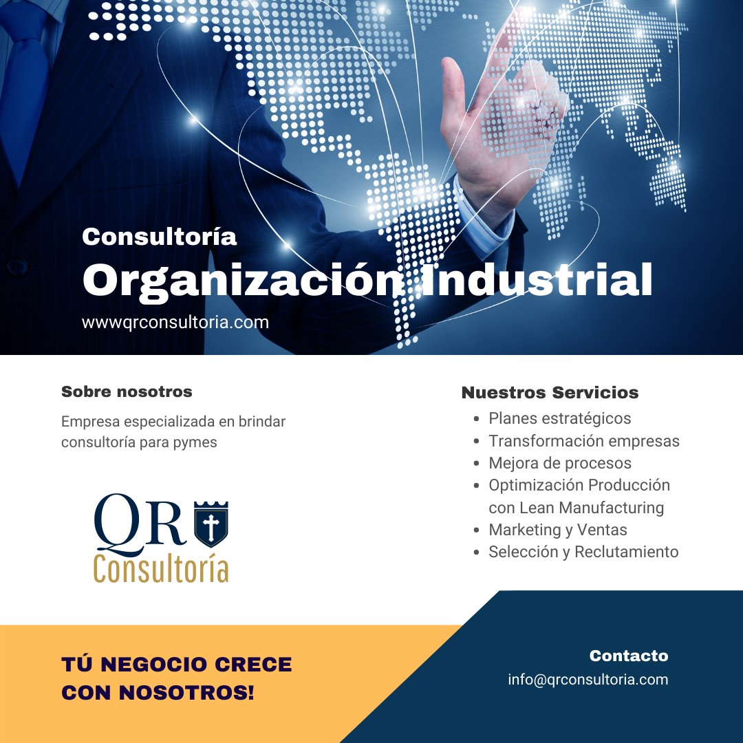 consultoria_qr's tweet photo. ¿Cúales son las fases del proceso de consultoria?
Los consultores industriales o especializados en organización industrial son los responsables ...
Sigue leyendo en el Blog de #epim:
https://t.co/WzogCL9Q2e
Consulta nuestros servicios en https://t.co/iIyb4B5gk8 https://t.co/6FFtkFLxPy