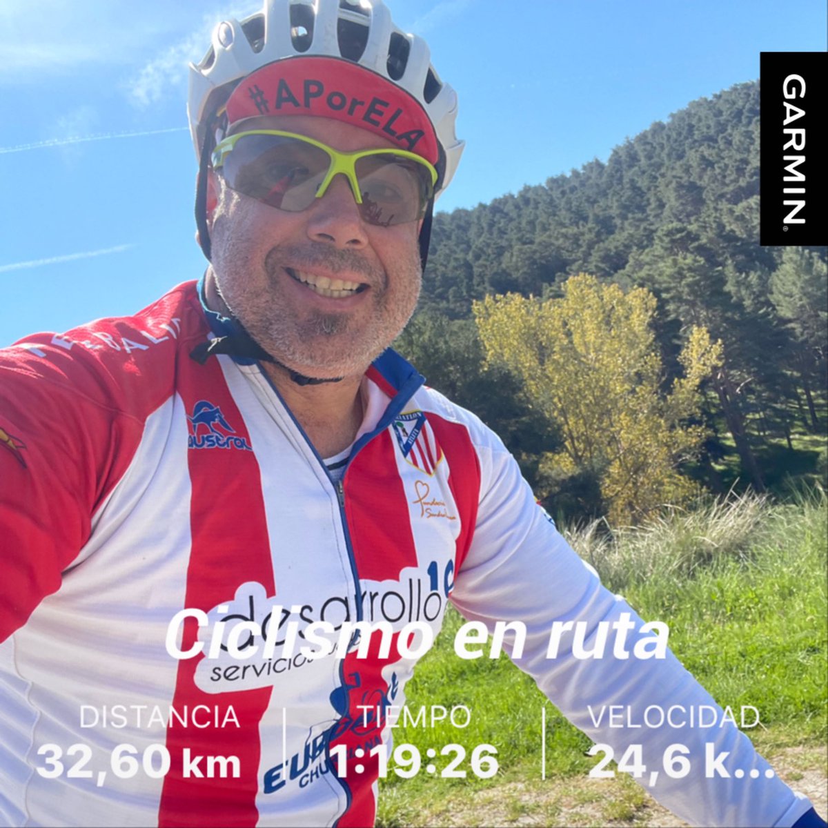 verticalELA's tweet photo. #beatyesterday #garmin No había tiempo para más. Seguimos con el reto #PorUnMundoSinELA #APorELA #EternoCarlitos https://t.co/CvjTFMx7cZ