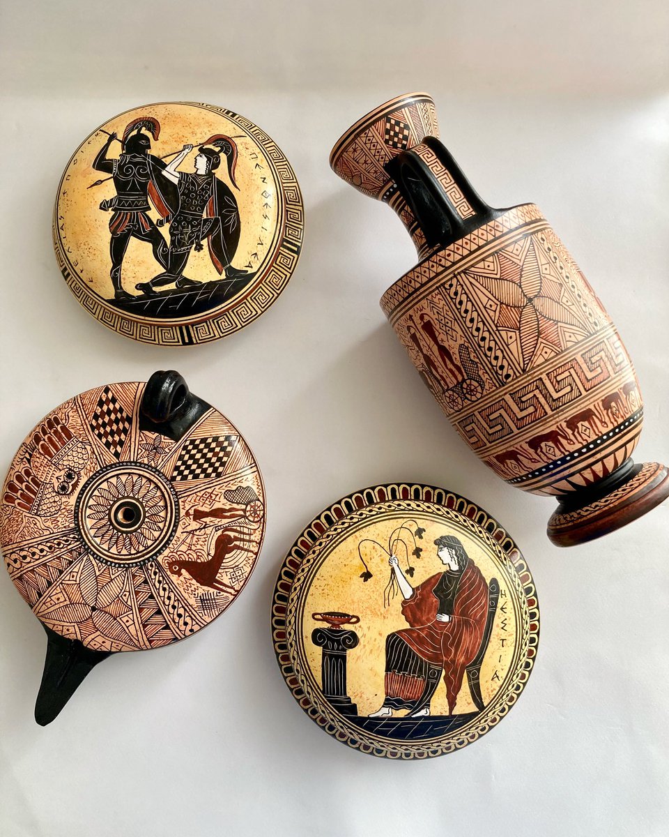 AcropolisGall's tweet photo. 🏺Discover the world of ancient Greek art with wonderful handmade ceramics✨✨✨Take 15% off when you order 2 items 🥰

🏛 https://t.co/qA9O65v8AN 🔗

#GreekVase #GreekPottery #AncientGreece #GreekMythology https://t.co/IjVTDxmScX