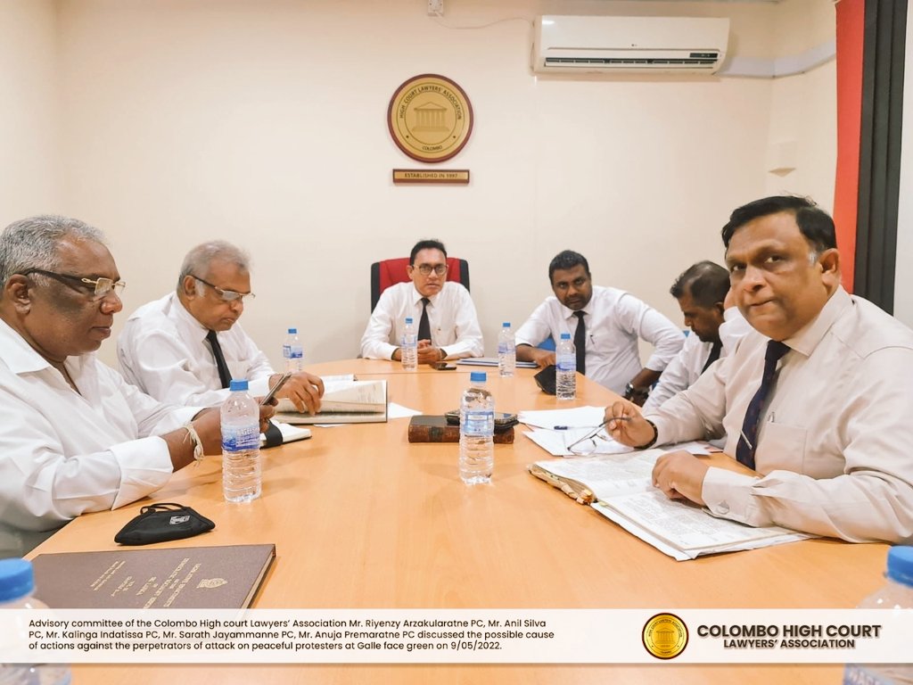 Colombo High Court Lawyers' Association tweet media