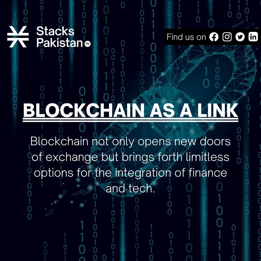 StacksPakistan's tweet photo. Blockchain not only opens new doors of exchange but brings forth limitless options for the integration of finance and tech.
Read more: https://t.co/2kuSUPp9aS
#StacksPakistan #OwnYourInternet #StacksBlogs https://t.co/duqymGrO0n