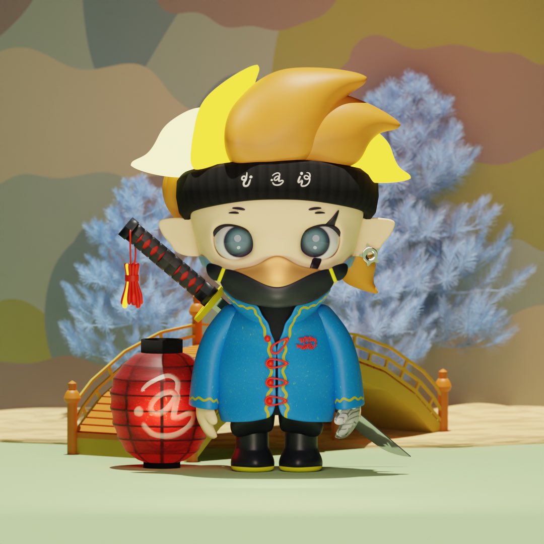 <a href="/IVS_Official/">IVS【公式】| IVS2026 7月1日-3日開催</a> <a href="/GASHO_2_0/">gstest</a> <a href="/0xPolygonJapan/">Polygon Japan🇯🇵💜</a> 【NEO忍者でエントリーします🔥】

いろんな世界のroommateというコンセプトで個性豊かな3DCG作品を作っています！
opensea.io/collection/roo…

今回はこのための新作、
知らない世界の新しい忍者です🥷

いいねで応援よろしくお願いします🔥