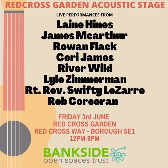 James McArthur and The Head Gardeners (@jamesmcmusic) on Twitter photo <a href="/jamesmcmusic/">James McArthur and The Head Gardeners</a> solo show at Red cross gardens on Friday 3rd June, free entry! on stage 1pm - 1.30pm <a href="/jamesmcmusic/">James McArthur and The Head Gardeners</a> solo show at Red cross gardens on Friday 3rd June, free entry! on stage 1pm - 1.30pm