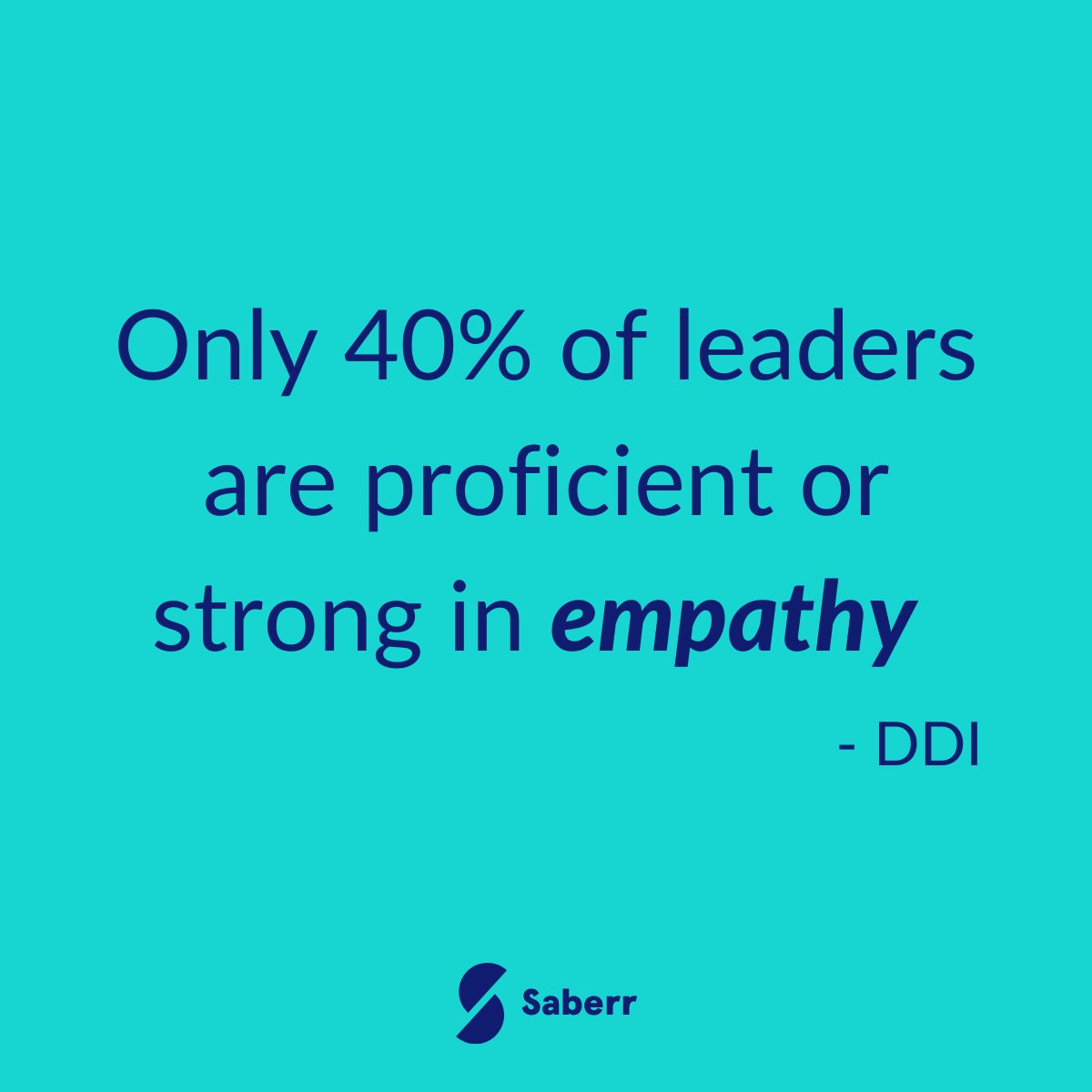 Saberr's tweet photo. Of all the necessary skills and qualities that make a great leader, empathy is a critical leadership trait. 

But how empathetic are your managers? And what can you do to fix it? 

#leadershipdevelopment 

https://t.co/0Kk5t14CaA https://t.co/wf4JM91OCN