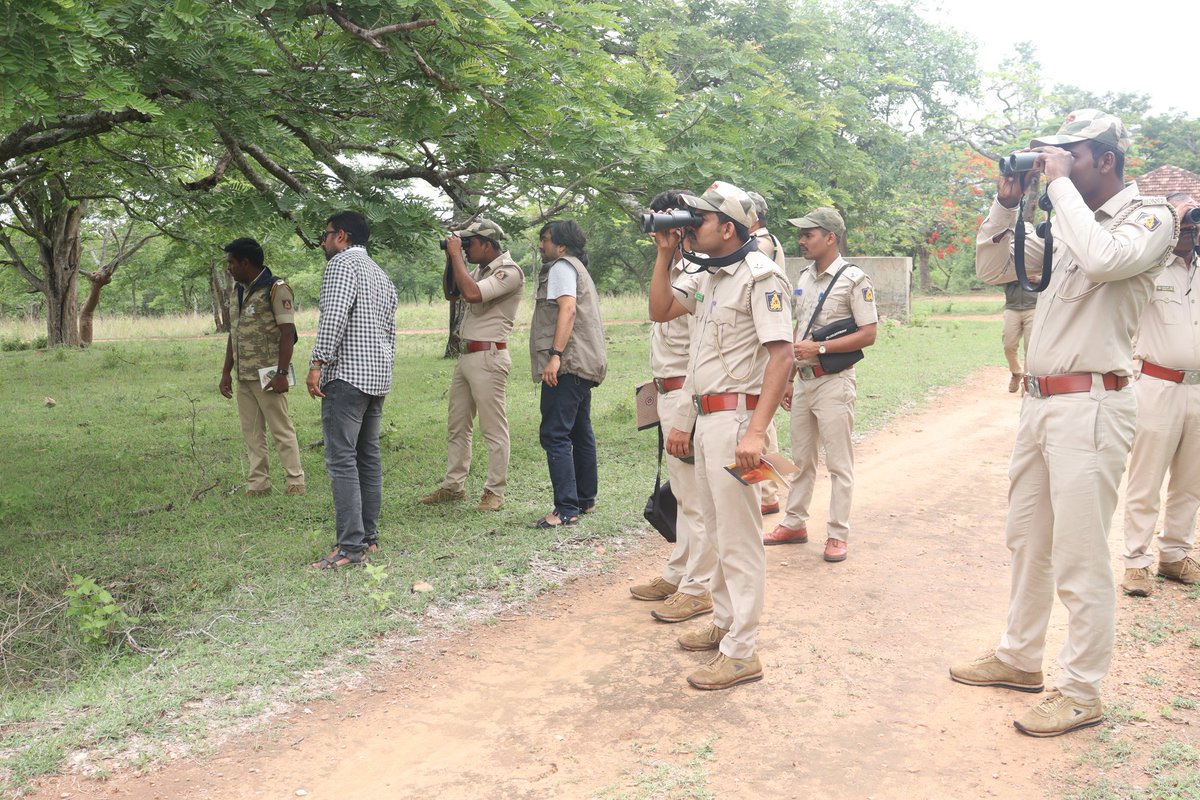 brt_tiger's tweet photo. To encourage the habit of bird watching among the frontline staff, one day bird watching program was organised for the frontline staff of BRT. @ntca_india @moefcc @aranya_kfd @Bandipur_TR @nagaraholetr @TigerBhadra @kalitigerreser1 https://t.co/We6XtdgU9u