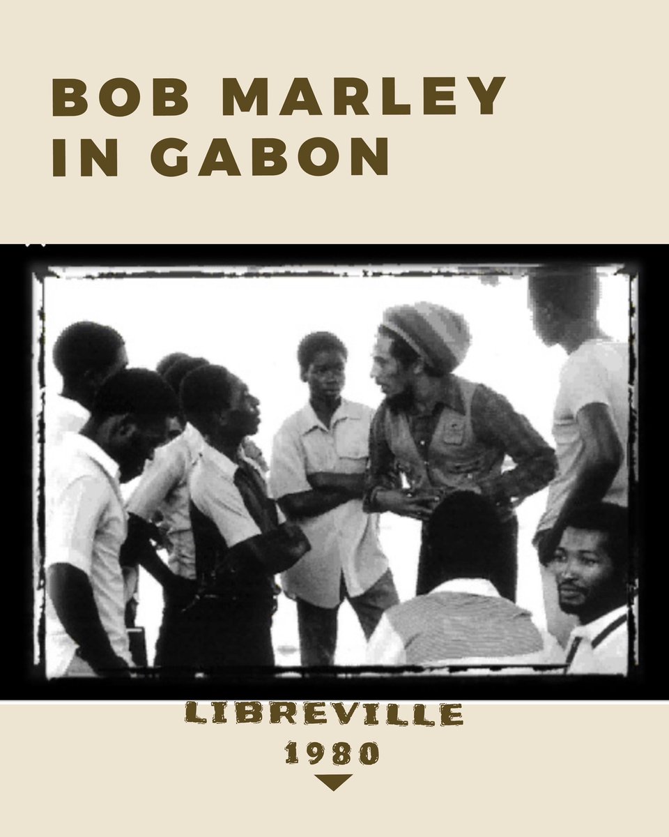 AmazingGabon's tweet photo. Bob Marley au Gabon en cette debut d’année 1980, il est à Libreville pour un concert et pour renouer avec the motherland (l’Afrique) qu’il vénère au plus profond de son être. Il décède le 11 Mai 1981. #gabon #amazinggabon #bobmarley #pascalinebongo #reggae #legend #onelove https://t.co/LmeqgWMiYf