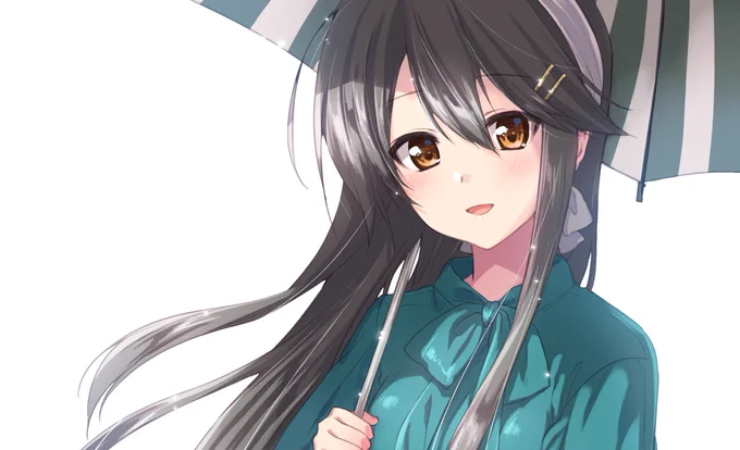 #艦これ 梅雨榛名☔️ 