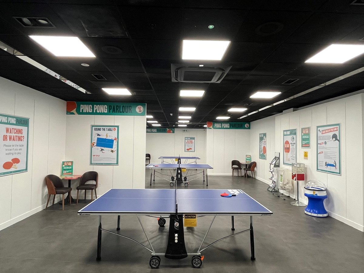 The Belfry Shopping Centre in Redhill is reopening it's Ping Pong Parlour! In the area? Get down and have a great game of FREE ping pong 🏓🏓🏓

<a href="/BelfryShopping/">Belfry Shopping Centre</a> #pingpong #ping #pingpongparlour #freetabletennis