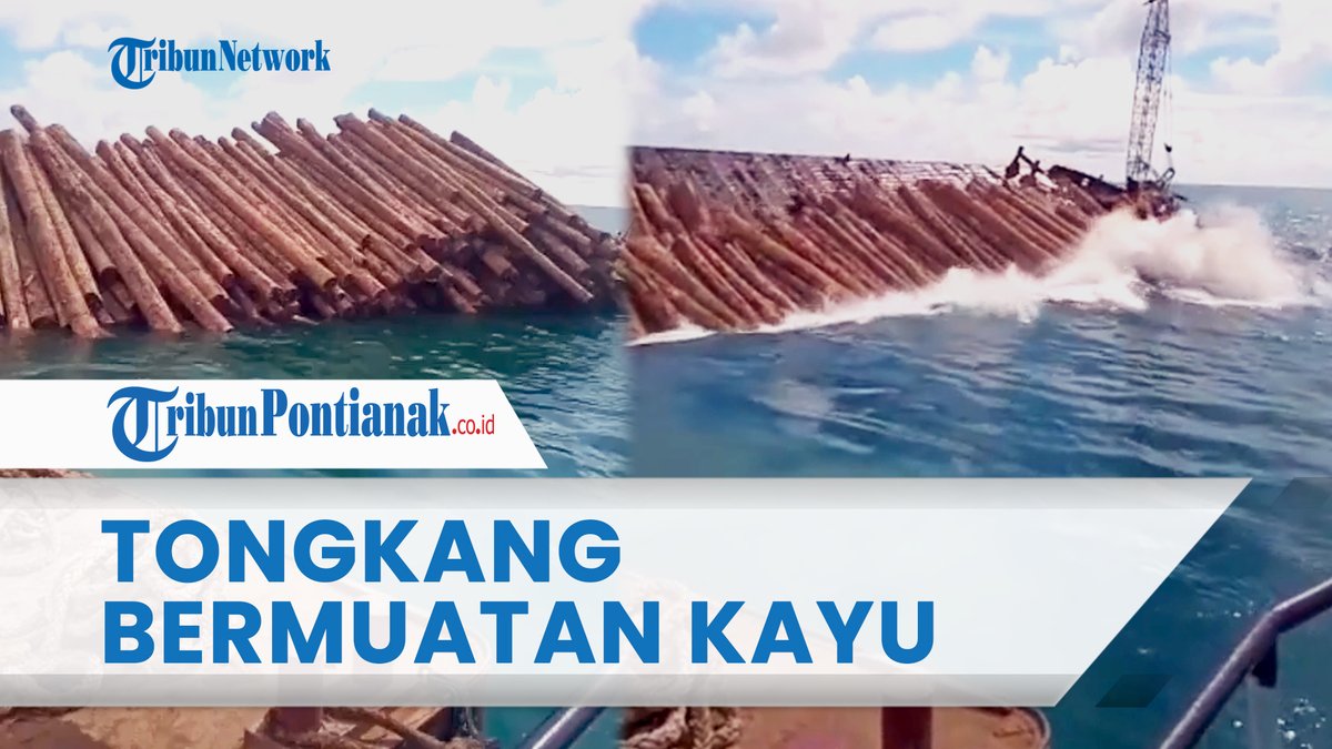 tribunpontianak's tweet photo. ®️ 🔴 Detik-detik Tongkang Bermuatan Kayu Oleng di Perairan
https://t.co/fqKj2tx2rO

#Kapal #Tongkang #Oleng  #Muatan #Kayu
Ginting Idul Adha KeBab Bilqis Akane 2 Juta Sore Seblak WR 1 THR Habis Demokrasi MD Korea Onik https://t.co/6jaT3L69Ao