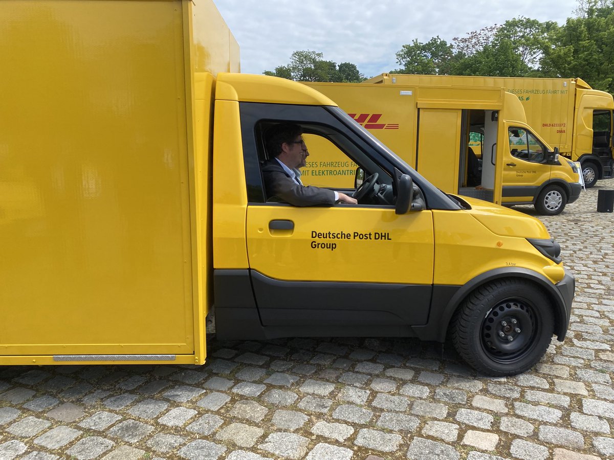 What a ride! At the launch of 20,000th Street scooter - Secretary of State in Ministry of Economics and Climate Protection, Michael Kellner