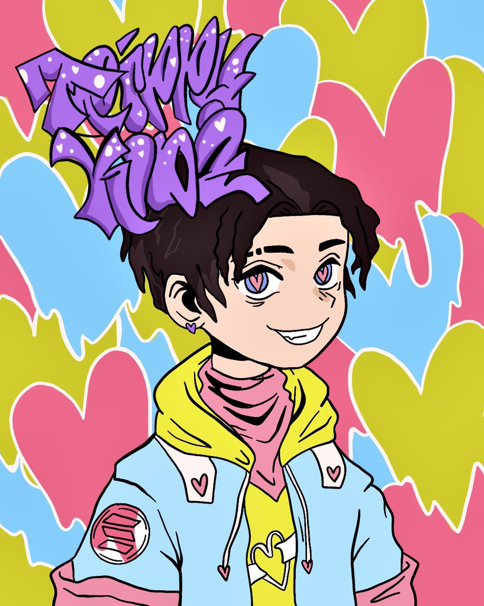 Fan art for <a href="/TrippyKidzNFT/">Trippy Kidz</a> 🌀😵‍💫