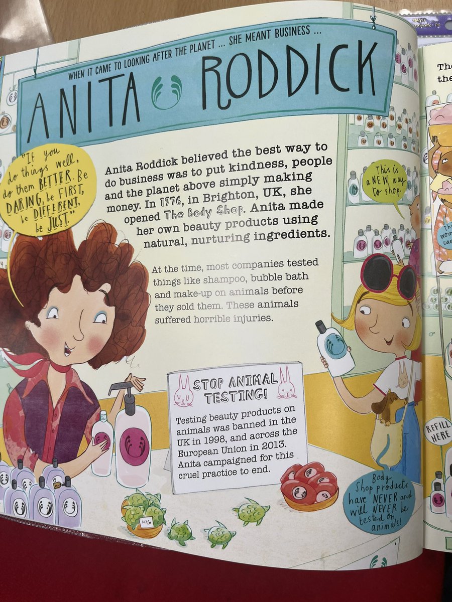 StBernardsep's tweet photo. Team 4 read about Anita Roddick and her impact on our planet. We created a “diamond 9” finding words we felt described her best. @TheLCUK #P2R #stbreading https://t.co/m2zmXQRRPw