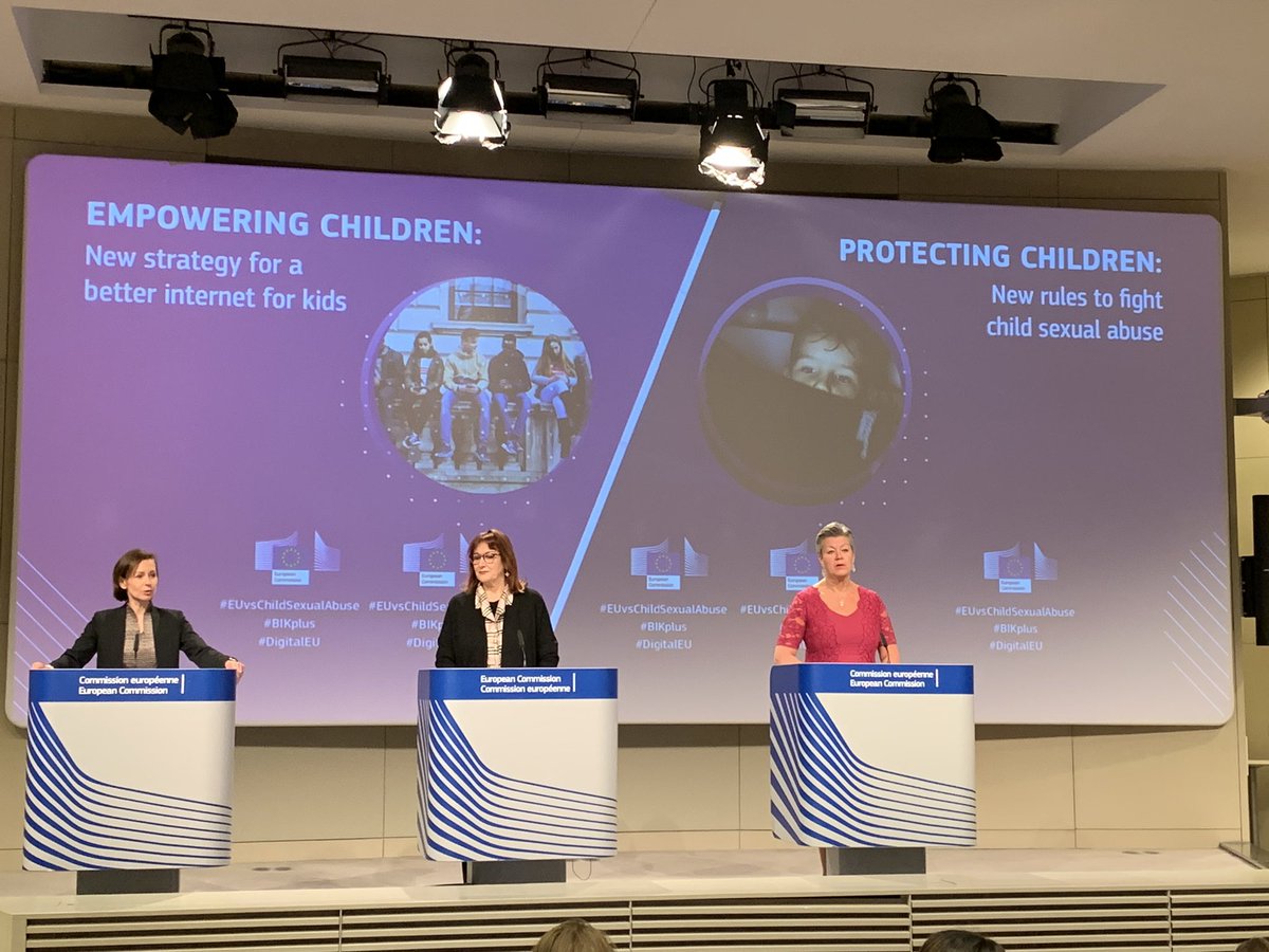 Ylva Johansson (@ylvajohansson) on Twitter photo Child Sexual Abuse is a real and growing danger: not only is the number of reports growing, but these reports today concern younger children.
I am proud to propose this <a href="/EU_Commission/">European Commission</a> Regulation today
for #EUvsChildSexualAbuse
ec.europa.eu/commission/pre… Child Sexual Abuse is a real and growing danger: not only is the number of reports growing, but these reports today concern younger children.
I am proud to propose this <a href="/EU_Commission/">European Commission</a> Regulation today
for #EUvsChildSexualAbuse
ec.europa.eu/commission/pre…