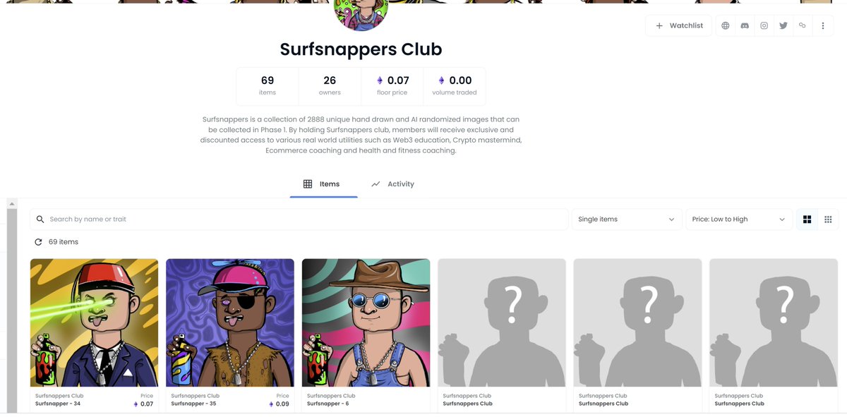 SurfSnappers's tweet photo. Today is the last day to mint on our Private whitelist Mint ( 15 MATIC). Our images are revealed too. Please go and refresh the Metadata. Lets Goooooooooooo
#imagereveal #privatesale #NFTMinting #NFTCommunity #Polygon https://t.co/B8Yu8SvJQO