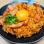 コチュジャンの辛みが最高!旨辛チキンラーメン。